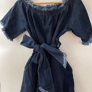 Made well/ Karen Walker denim dress